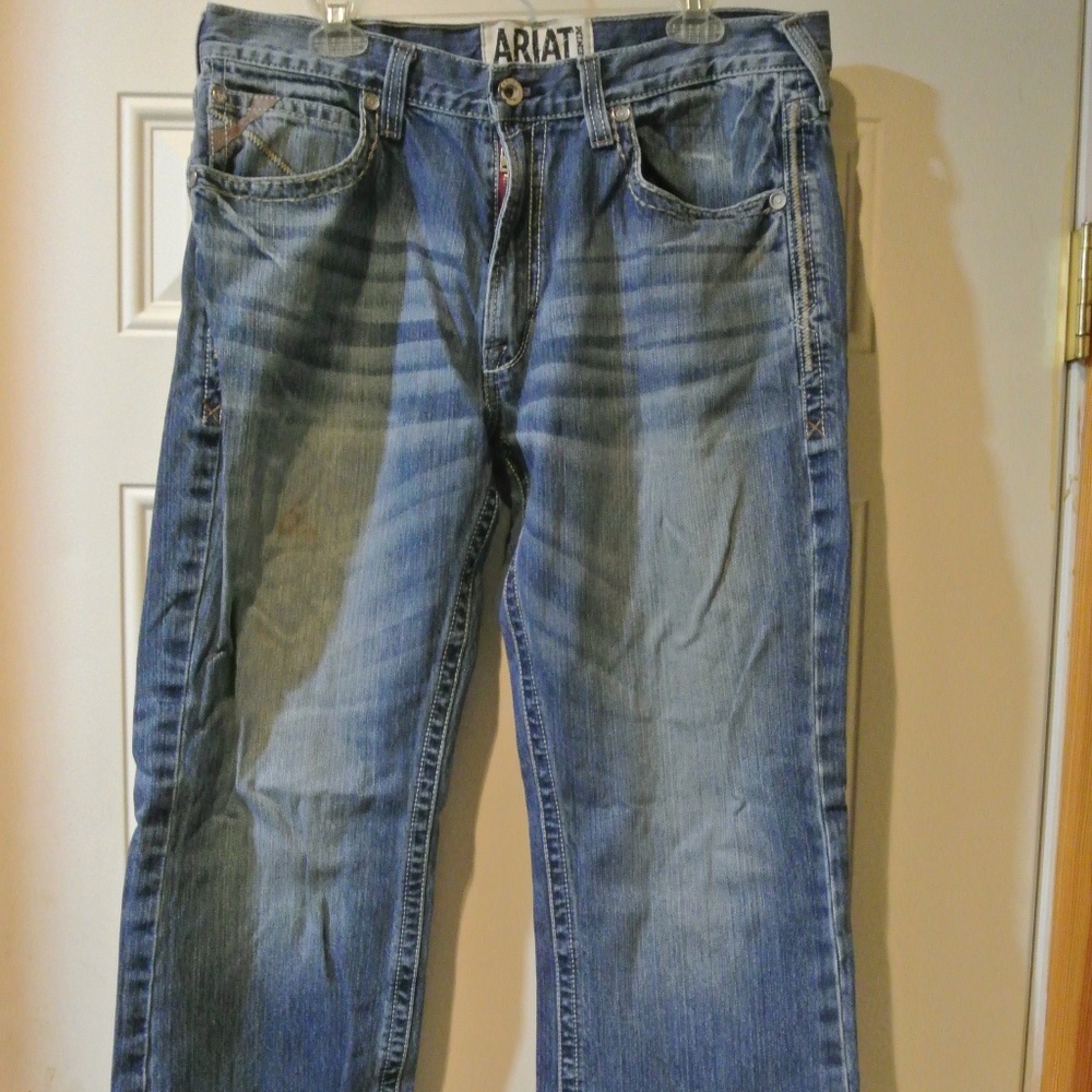 MENS ARIAT M6 SLIM BOOTCUT 36X30 JEANS